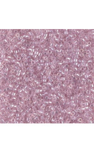 Miyuki delica beads 15/0 - Transparent pale rose luster DBS-1472